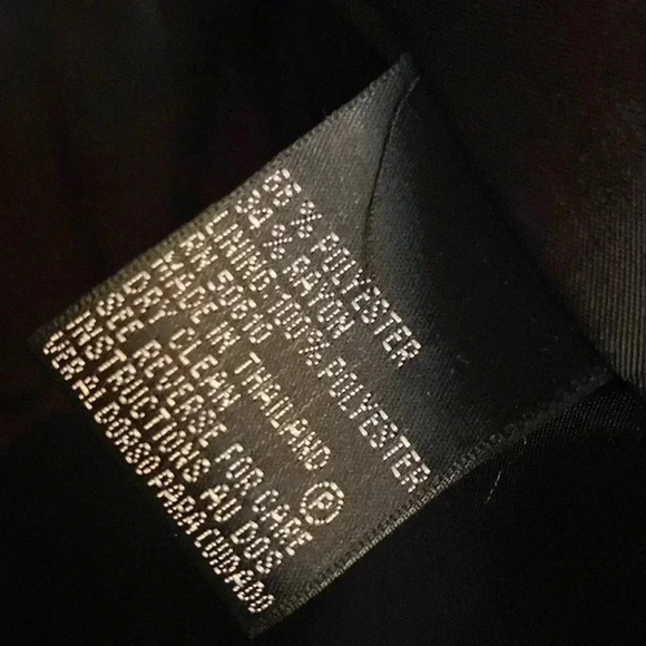 Kasper women’s blazer - black pinstripe (color stripes) size 16W- 3 buttons - Picture 4 of 5